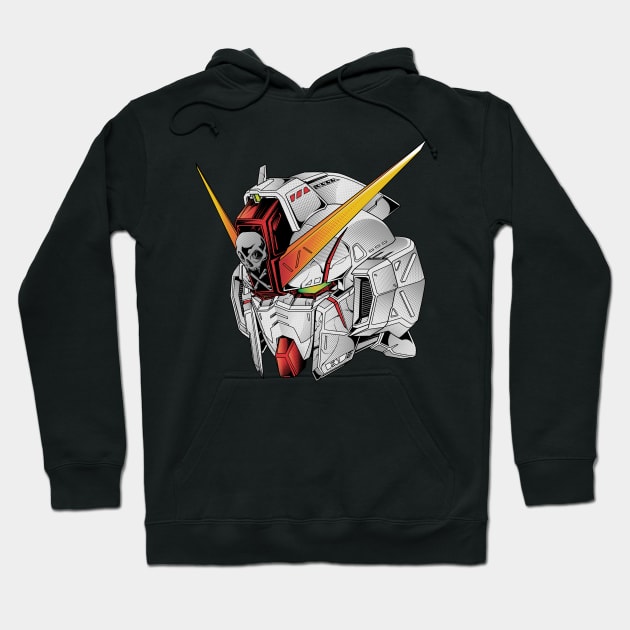 Gundam Head Hoodie by micibu